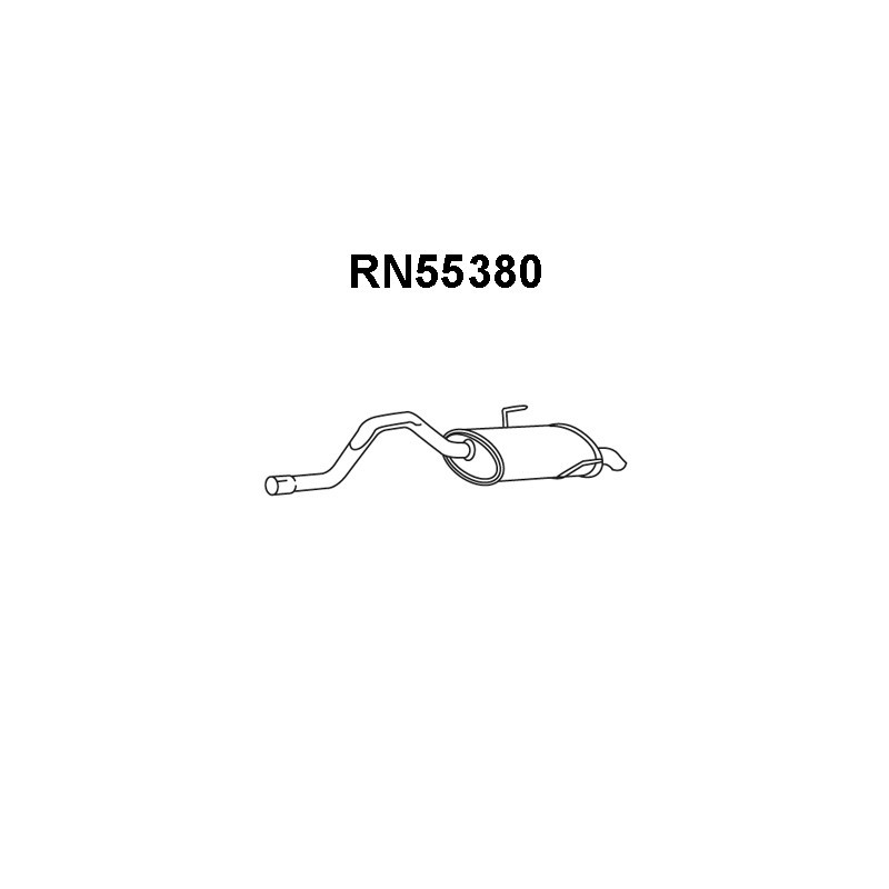 Silencieux arrière VENEPORTE