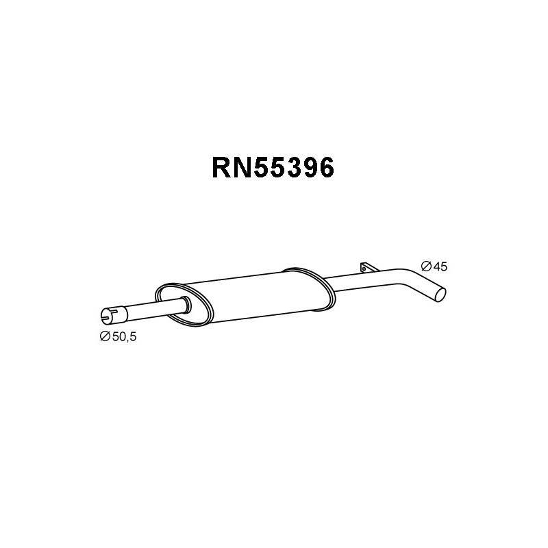 Silencieux avant VENEPORTE