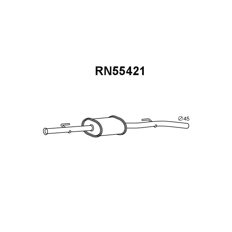 Silencieux avant VENEPORTE