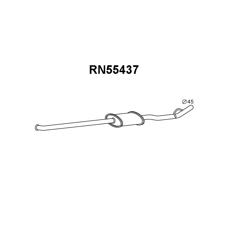Silencieux intermédiaire VENEPORTE