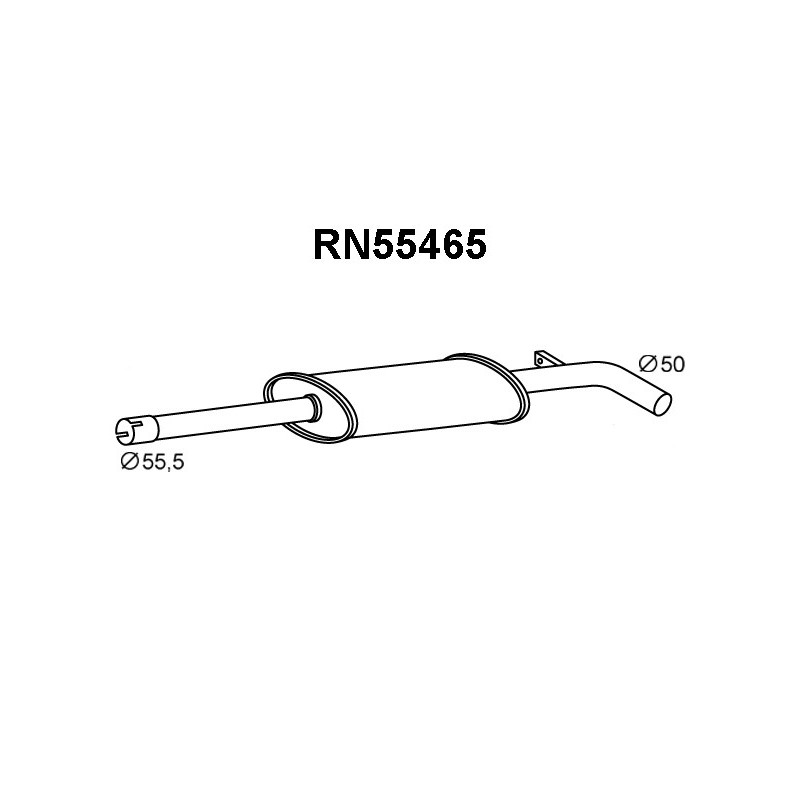 Silencieux avant VENEPORTE