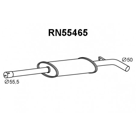 Silencieux avant VENEPORTE