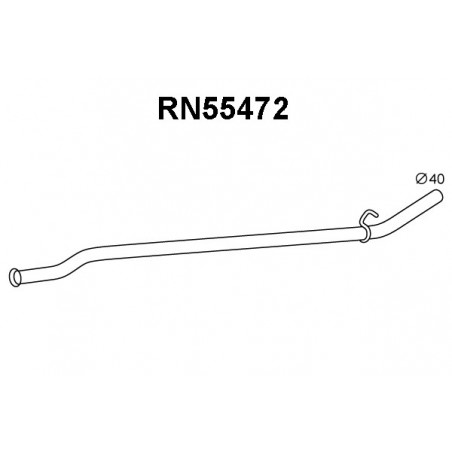 Tuyau d'échappement VENEPORTE