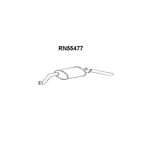 Silencieux arrière VENEPORTE