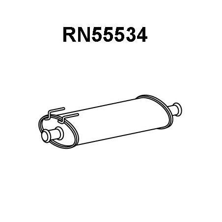 Silencieux intermédiaire VENEPORTE