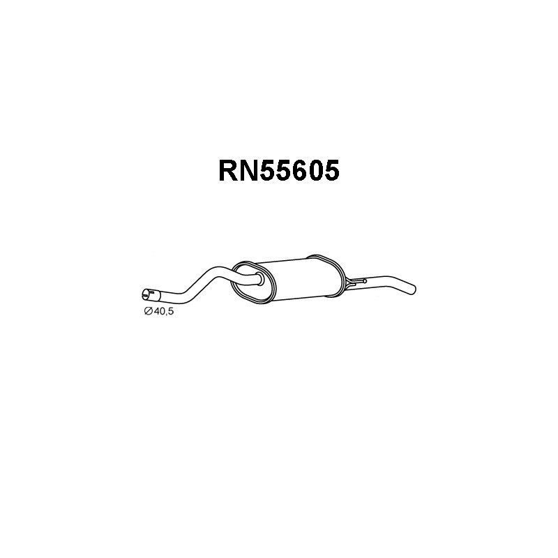 Silencieux arrière VENEPORTE