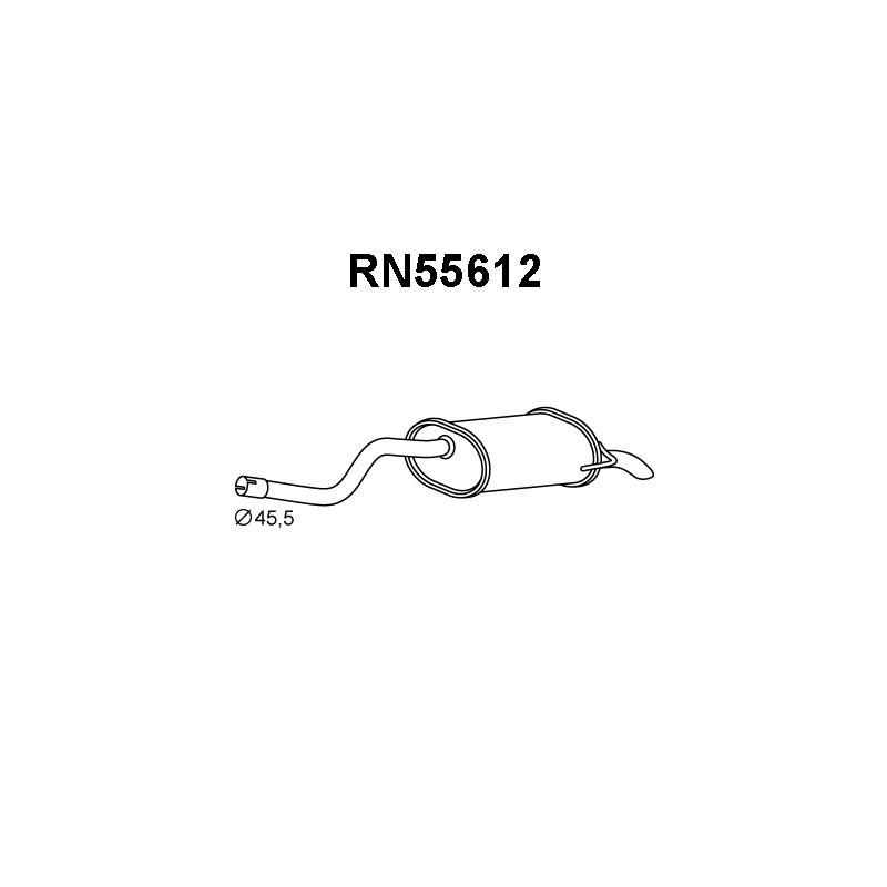 Silencieux arrière VENEPORTE