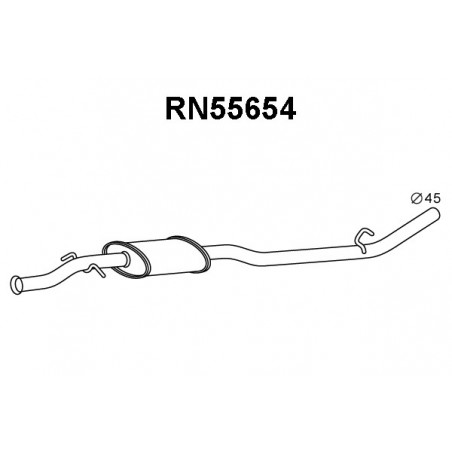 Silencieux avant VENEPORTE