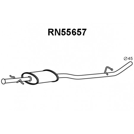 Silencieux avant VENEPORTE
