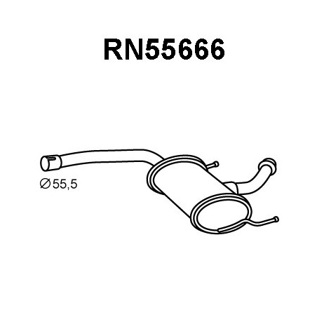 Silencieux avant VENEPORTE