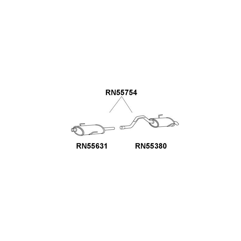 Silencieux arrière VENEPORTE