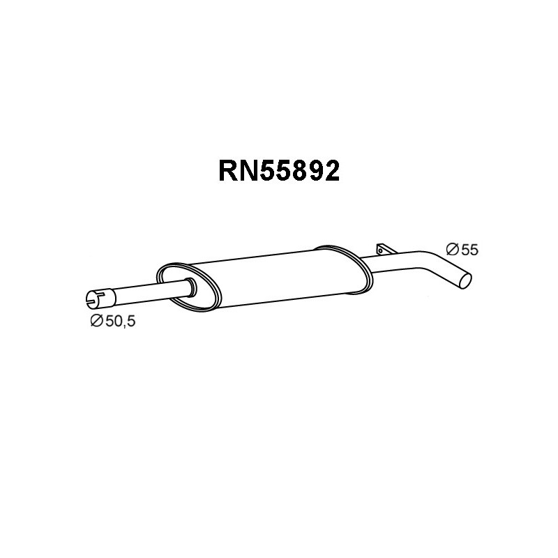 Silencieux avant VENEPORTE