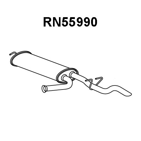 Silencieux arrière VENEPORTE