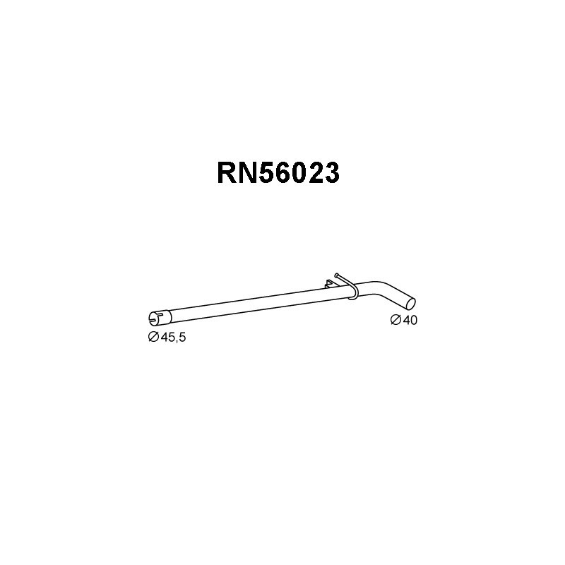 Tuyau d'échappement VENEPORTE