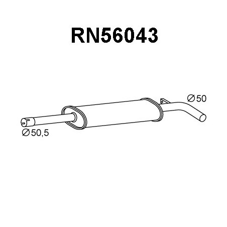 Silencieux avant VENEPORTE