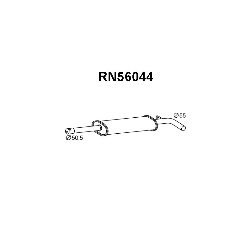 Silencieux avant VENEPORTE