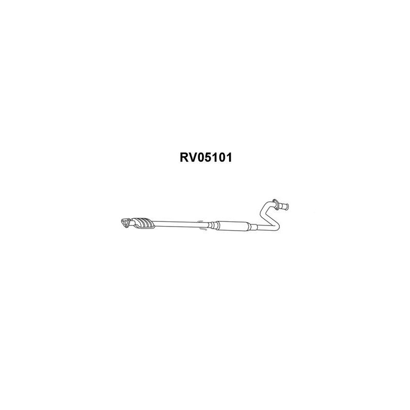 Silencieux intermédiaire VENEPORTE