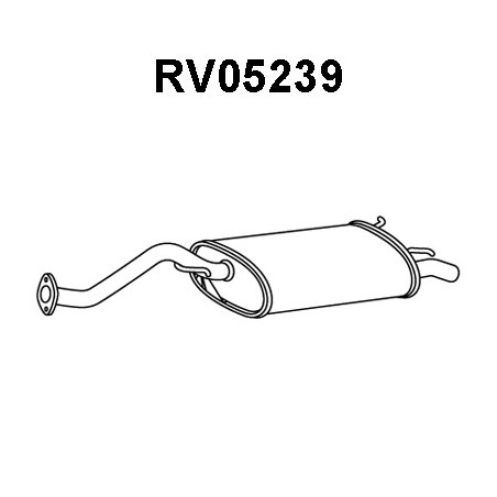Silencieux arrière VENEPORTE