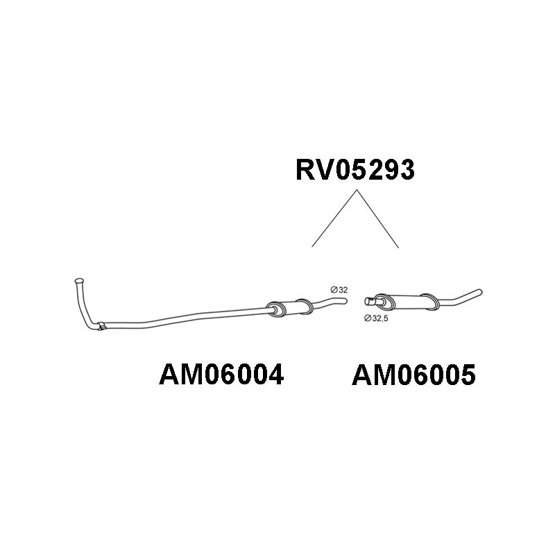 Silencieux arrière VENEPORTE