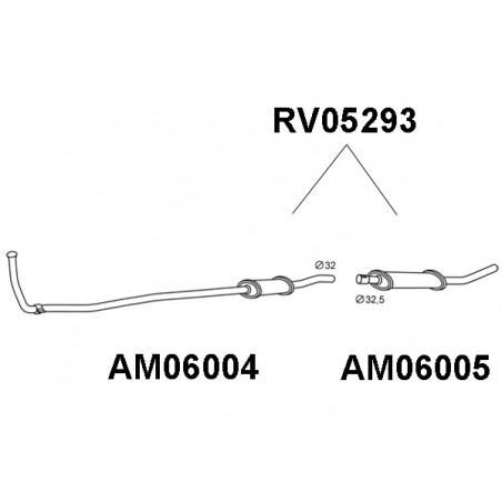 Silencieux arrière VENEPORTE