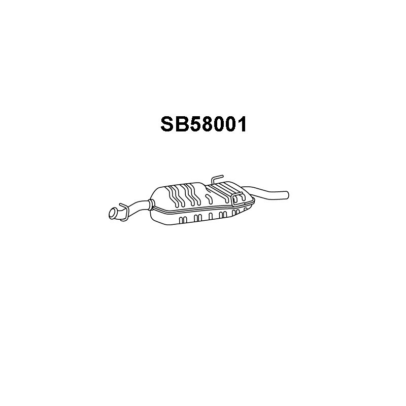 Silencieux arrière VENEPORTE