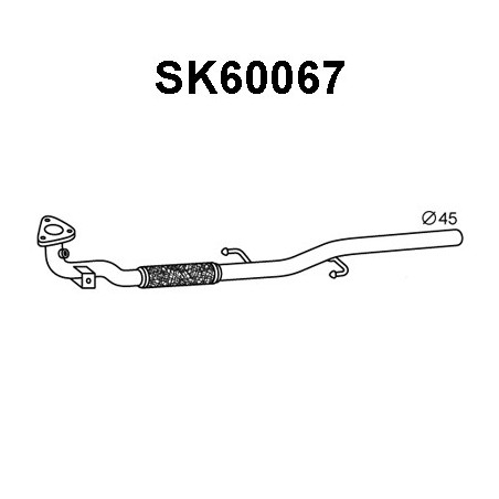 Tuyau d'échappement VENEPORTE