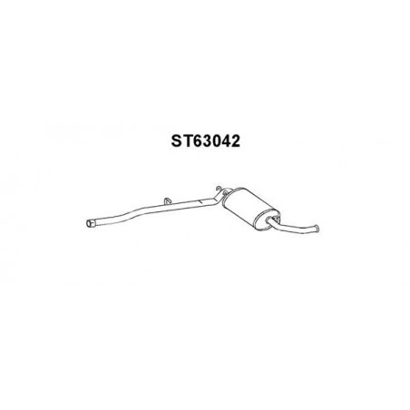 Silencieux arrière VENEPORTE