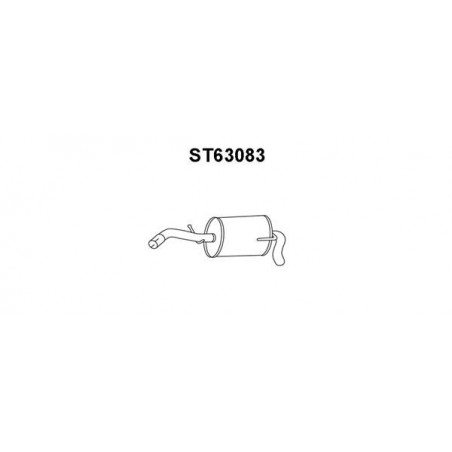 Silencieux arrière VENEPORTE