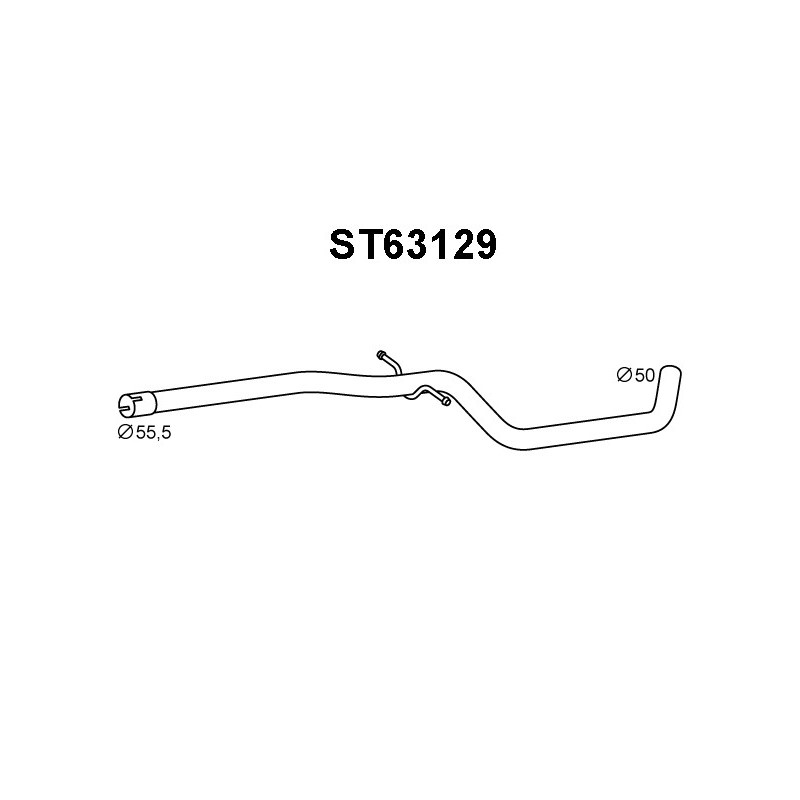 Tuyau d'échappement VENEPORTE