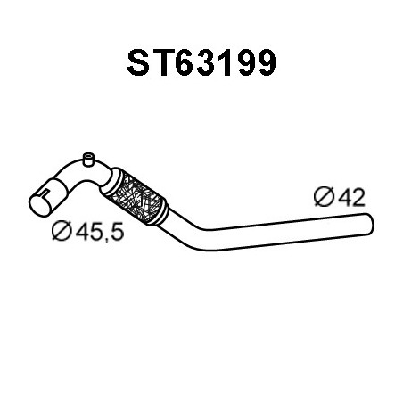 Tuyau d'échappement VENEPORTE