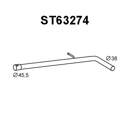 Tuyau d'échappement VENEPORTE