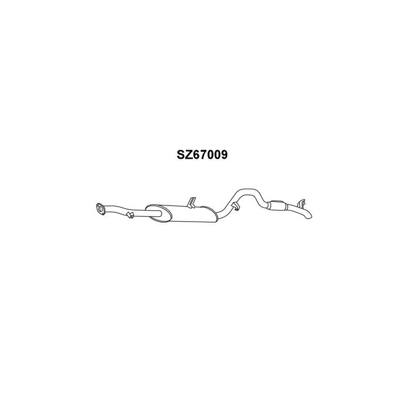 Silencieux arrière VENEPORTE