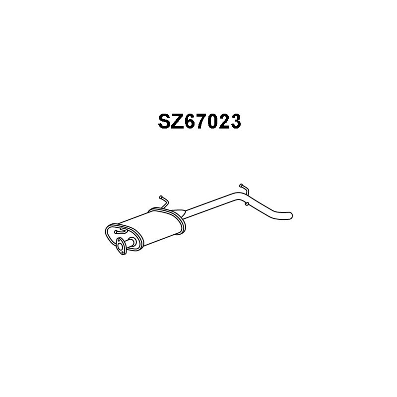 Silencieux arrière VENEPORTE
