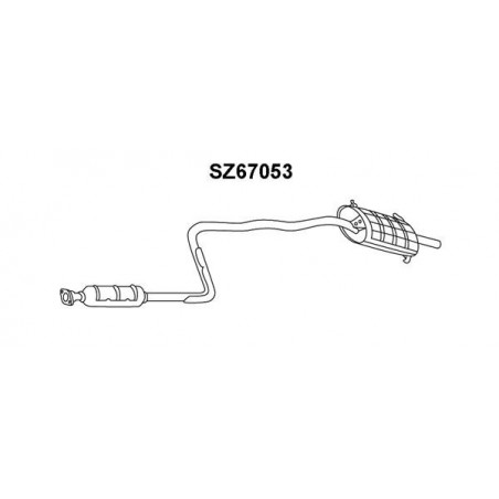 Silencieux arrière VENEPORTE