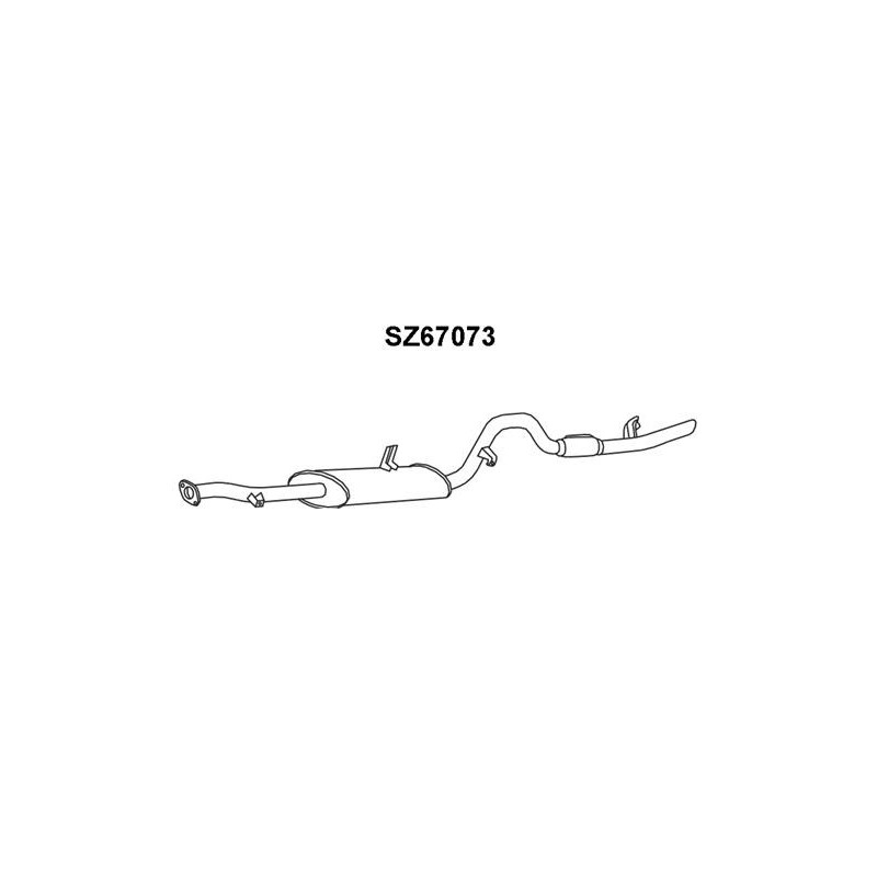 Silencieux arrière VENEPORTE