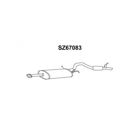 Silencieux arrière VENEPORTE