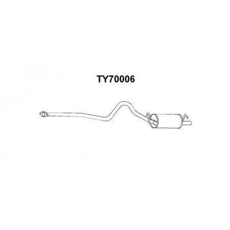 Silencieux arrière VENEPORTE