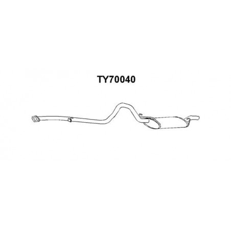 Silencieux arrière VENEPORTE