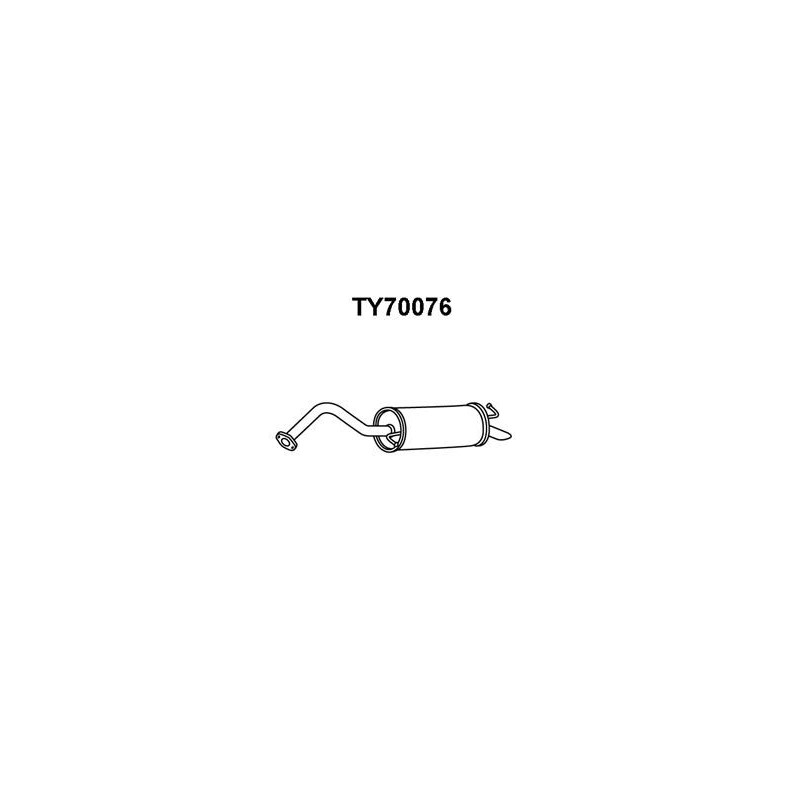 Silencieux arrière VENEPORTE