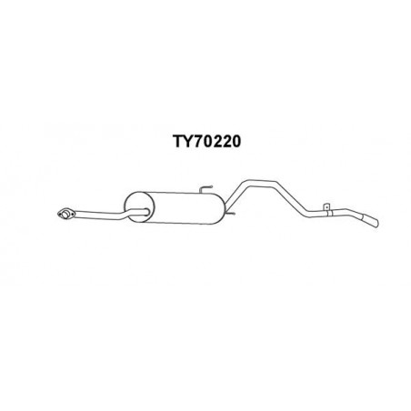 Silencieux arrière VENEPORTE