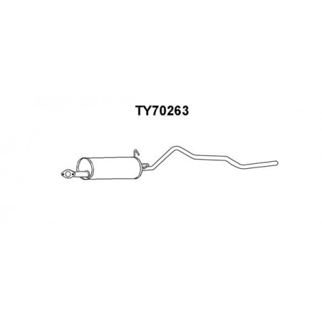 Silencieux arrière VENEPORTE