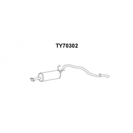 Silencieux arrière VENEPORTE