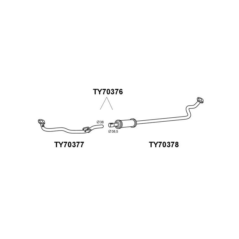 Silencieux avant VENEPORTE