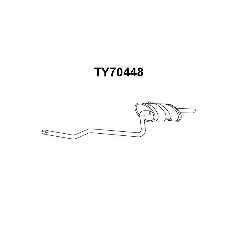 Silencieux arrière VENEPORTE