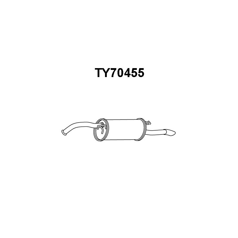 Silencieux arrière VENEPORTE