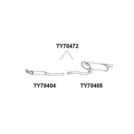 Silencieux arrière VENEPORTE