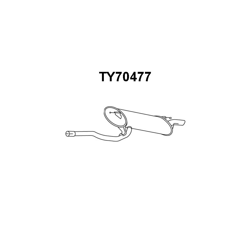 Silencieux arrière VENEPORTE