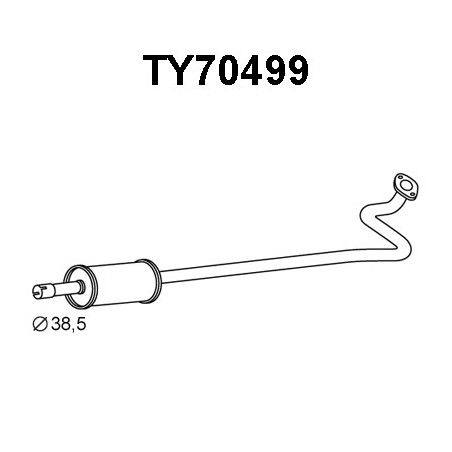 Silencieux avant VENEPORTE