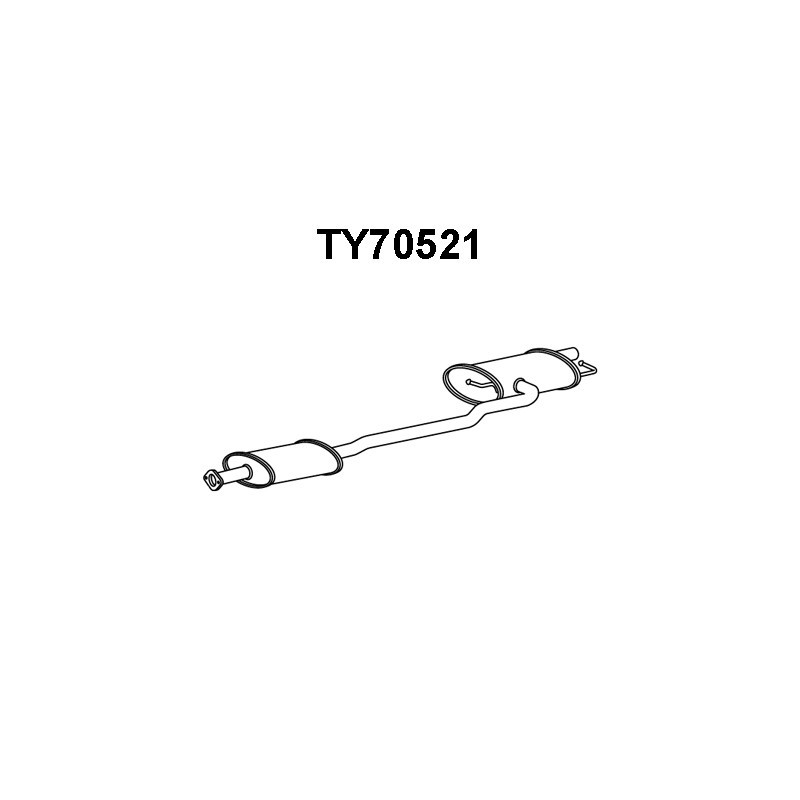 Silencieux arrière VENEPORTE