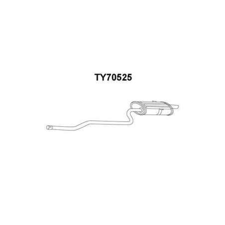 Silencieux arrière VENEPORTE